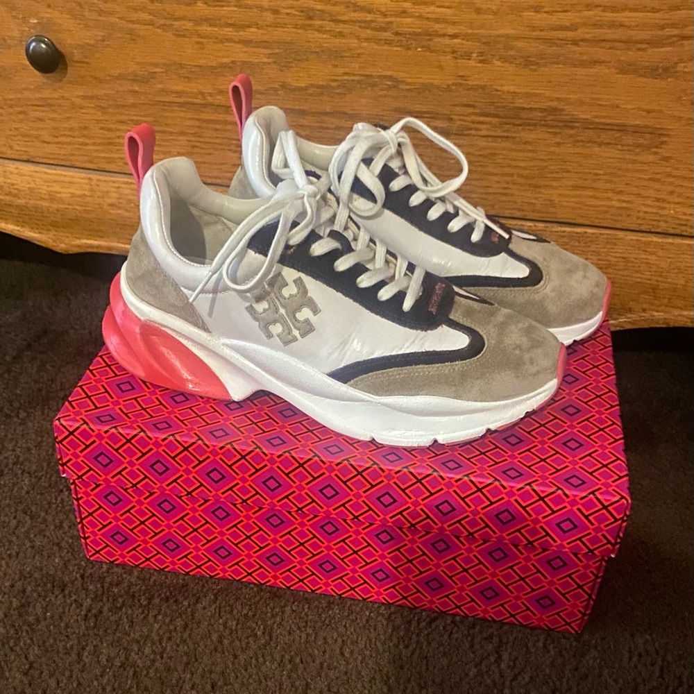 Tory Burch Good Luck Trainer women’s sneakers size 9 - Picture 4 of 9
